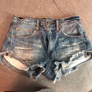 AE high waisted festival shorts.